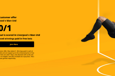 عرض Betfair للعملاء الجدد – احصل على 50/1 على الهدف الذي سيتم تسجيله في مباراة ليفربول ضد مانشستر يونايتد